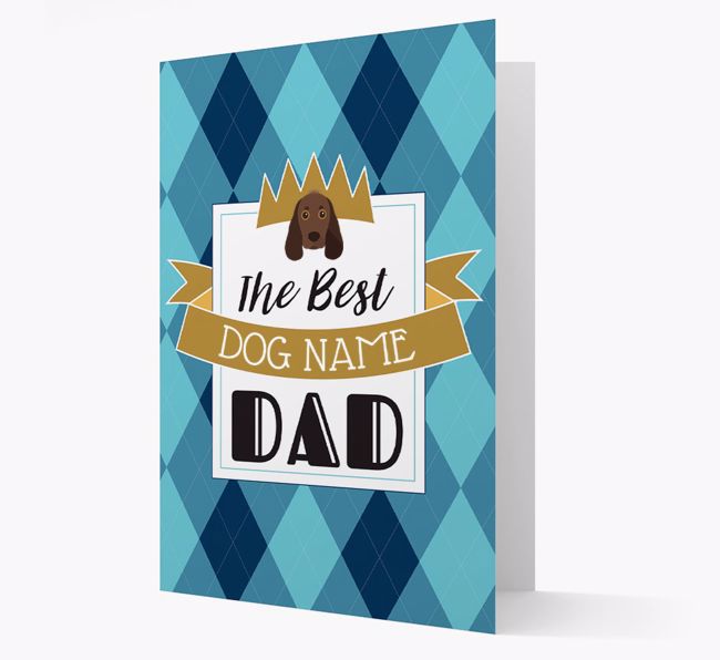 'Best {breedCommonName} Dad' Card